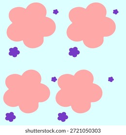 Repetición floral suave para la ropa del bebé. utilizado en la creación de la ropa y de la moda.