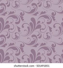 Soft floral seamless pattern. Boho, country, rustic style.