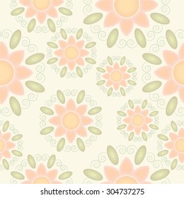 Soft flower pattern