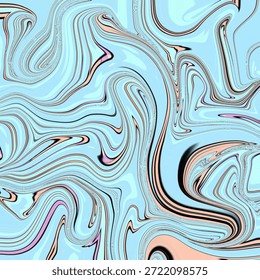 Fundo abstrato fluente suave com abstrato, fluido, redemoinho, textura, tons pastel azul, perfeito para o bem-estar, marca moderna, e projetos visuais calmantes.