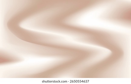 Soft flowing abstract background with gentle waves and smooth gradients in warm neutral beige and cream tones