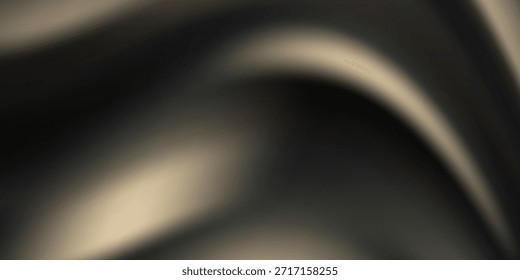 Linhas suaves e fluidas criam uma sensação de movimento e tranquilidade. As curvas suaves misturam tons de cinza e ouro, evocando uma atmosfera serena e moderna.