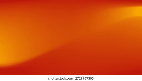 Soft flowing red to gold gradation color design. Red, orange, and gold gradation banner. Subtle abstract banner in red to gold color flow. Vector Illustration.