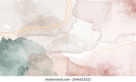 Soft flowing watercolor textures with artistic brush strokes and pastel hues in an elegant, muted composition. Great for calm and creative backgrounds.