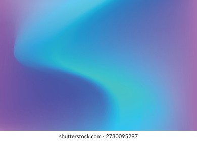 Ondas suaves fluindo em tons de fundo abstrato gradiente azul e roxo