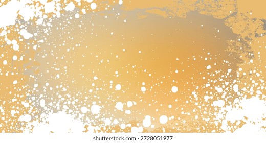 Um fundo abstrato de foco suave com uma tonalidade dourada quente, apresentando numerosas pequenas luzes brilhantes e brilhantes e um efeito bokeh.