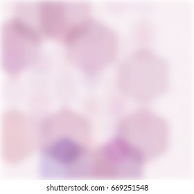 Soft focus polygons purple pink background