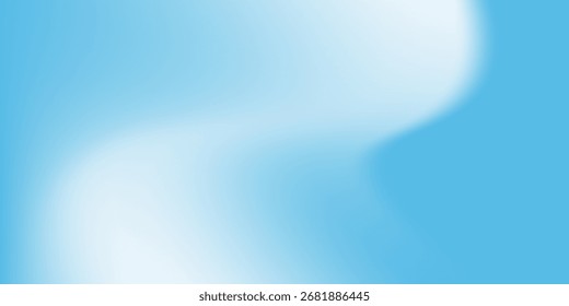 Weicher Folienhintergrund mit Metallspiegeltextur. blaue Farbverlauf-Oberfläche mit heller Glanztextur