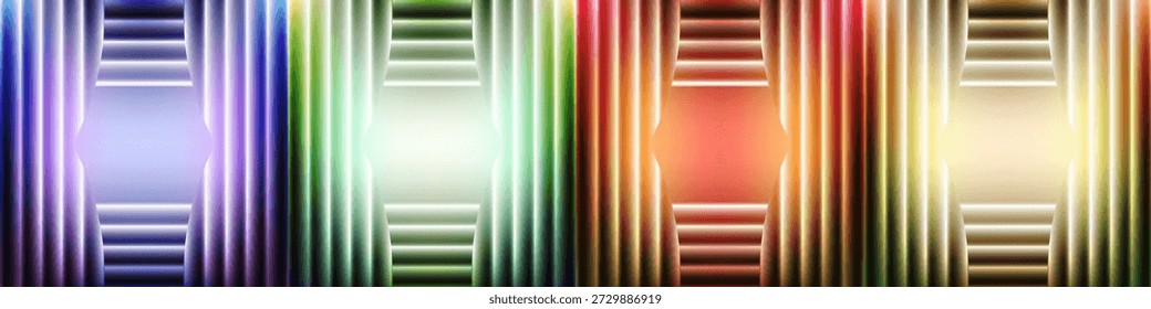 Weiche fraktale Mesh-Farbverlauf-Hintergrund mit horizontalen Linien und minimale moderne Ästhetik, geeignet für ruhige visuelle, saubere Layouts, und professionelle Design-Nutzung.