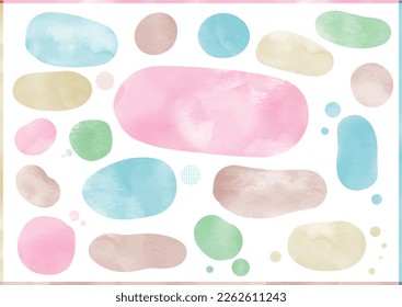 Soft frameset with spring gradient colors