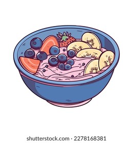 soft fresh salad vector illustration