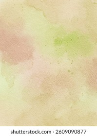 Soft galaxy-inspired watercolor texture in shades of yellow with splashes. Ideal for dreamy backgrounds, scrapbooking, or celestial-themed designs