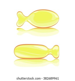 The soft gelatin capsules with twist-off cap