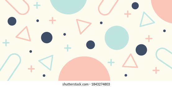 Soft Geometric Background Vector Download