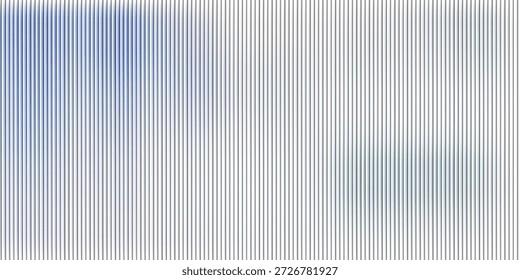 Gradiente de ondulación de vidrio suave en tonos azul pálido helado y lavanda. Textura delicada con efecto de distorsión esmerilada y desenfoque de Vertical mínimo. Textura de vidrio, Ilustración vectorial	