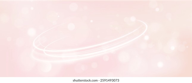 Soft glow. Bokeh light lights.Magic of lights: Bokeh effect.