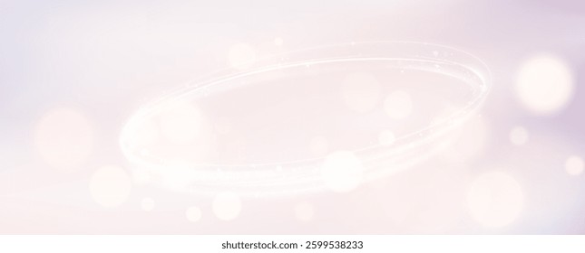 Soft glow. Bokeh light lights.Magic of lights: Bokeh effect.