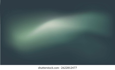 A soft, glowing green wave on a dark backdrop, perfect for digital art.