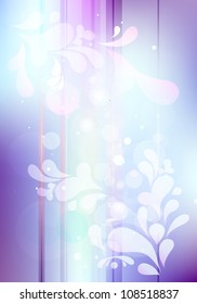 Soft glowing ornamental background