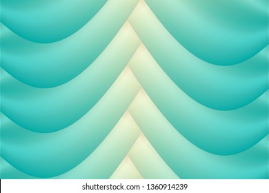 Soft glowing smooth shapes in form of spa stones vector background. Soothing abstract composition with trendy gradients.