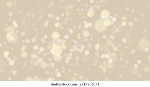 Soft Golden Bokeh Light Background