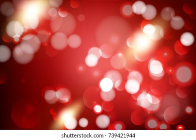 soft golden Christmas lights - festive bokeh background