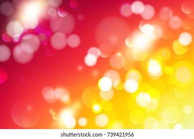 soft golden Christmas lights - festive bokeh background