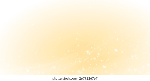 Soft Golden Gradient Background with Starry Accents