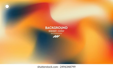 soft gradient abstract background of orange, yellow, red, green and white. Minimalist pastel colors