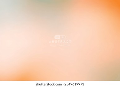 Fundo abstrato gradiente suave com tons laranja quente e bege, criando atmosfera calmante e calma. Ideal para projetos de design que precisam de pano de fundo suave e convidativo.