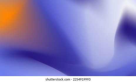 Soft gradient, abstract in blue, orange and pastel blue colors, gradient background, blurred gradient texture decorative element, vector wallpaper.
