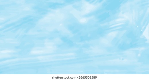 Fundo de Aquarela Azul Abstrato de Gradiente Suave com Splash Colorido e Textura de Lavagem de Tinta para Projetos Artísticos Minimalistas e Elegantes