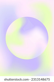 soft gradient abstract illustration. mesh gradient background. Abstract fluid illustrations in y2k aesthetic. metal banner. rainbow flyer. template for brochure, banner, wallpaper, mobile screen.