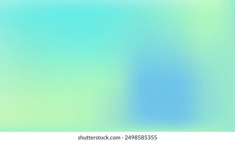 Gradiente Suave, Abstractas En Estilo De Gradiente Verde Pastel, Fondo Verde Vector.