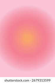 Abstrato do gradiente suave - centro pêssego e amarelo