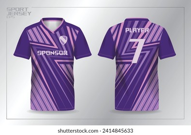 soft gradient abstract purple and pink sport jersey design template