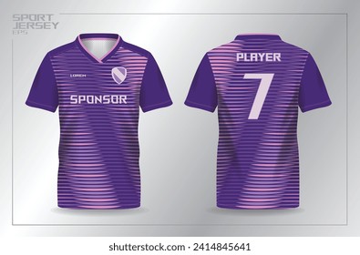 soft gradient abstract purple and pink sport jersey design template