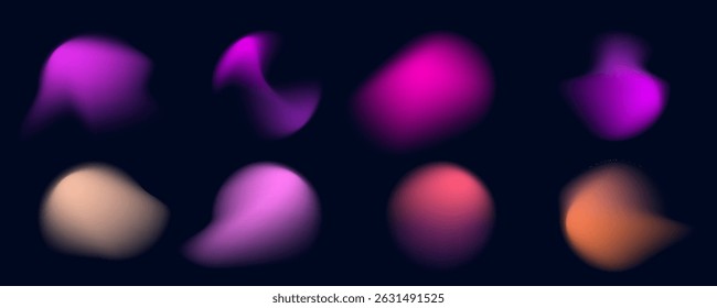 Soft gradient background with abstract blur effect, blue and green color transition, grainy watercolor texture, fluid neon mesh design