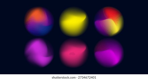 Soft gradient background with abstract blur effect, blue and green color transition, grainy watercolor texture, fluid neon mesh design	