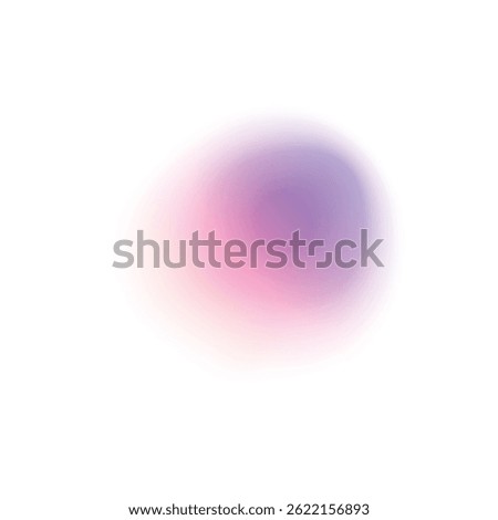 Soft gradient background with abstract blur effect, blue and green color transition, grainy watercolor texture, fluid neon mesh design. Flat vector illustration isolated on white background.
