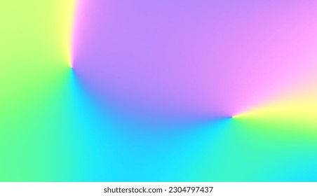 Soft gradient background for any design. Vector image. Holographic colors.