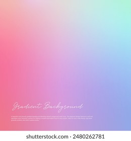 A soft gradient background blending red, sky blue, and green hues seamlessly. This vibrant and modern design is ideal for web backgrounds, posters, and artistic projects needing a colorful touch.