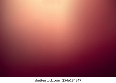 Soft gradient background blending warm tones from beige to deep red, with subtle lighting.