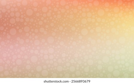 Soft gradient background with a dotted bubble pattern blending pastel orange, yellow, pink, and green tones. Perfect for abstract designs, textures, and backgrounds