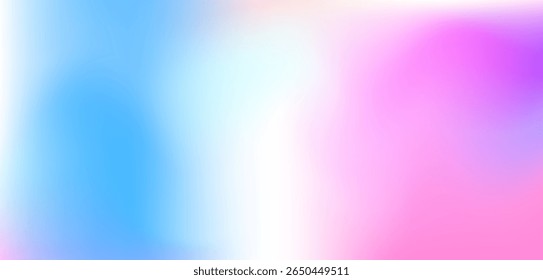 Soft gradient background with a dreamy mix of blue, white, and pink hues. Gentle color transitions create a modern and minimal aesthetic perfect for digital or creative design use. Perfect for modern.