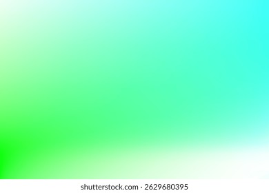 Soft Gradient Background of Green and Blue Abstract Blend. modern template background.