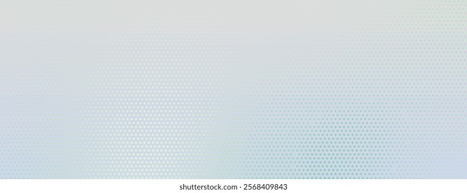 A soft gradient background with a light blue color and dotted texture. The background is smooth and calming with a light blue hue. Minimal halftone dotted texture vector background.