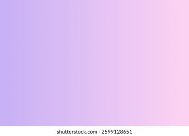 Soft gradient background with pastel colors blending from purple to pink. Smooth transition from purple to pink creates a calming effect. Pastel purple and pink gradient. Background vector.