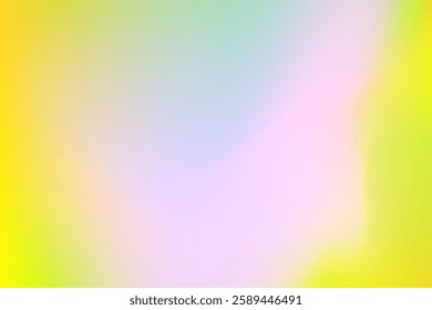 Soft Gradient Background with Pastel Shades of Yellow, Pink, and Green