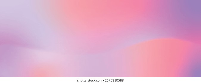 A soft gradient background with pink and purple hues. The background features a smooth, dreamy texture with pink and purple tones. Minimal abstract flow line vector gradient background